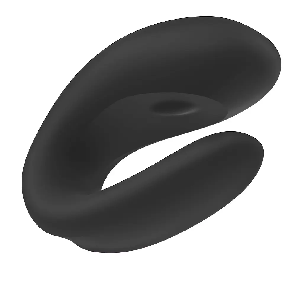 Смарт-вібратор для пар Satisfyer Double Joy Black із широким кліторальним стимулятором - фото 6