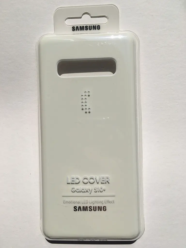 Чохол протиударний Official LED Cover EF-KG975CWEGRU для Samsung Galaxy S10 Plus (6.4") White - фото 7
