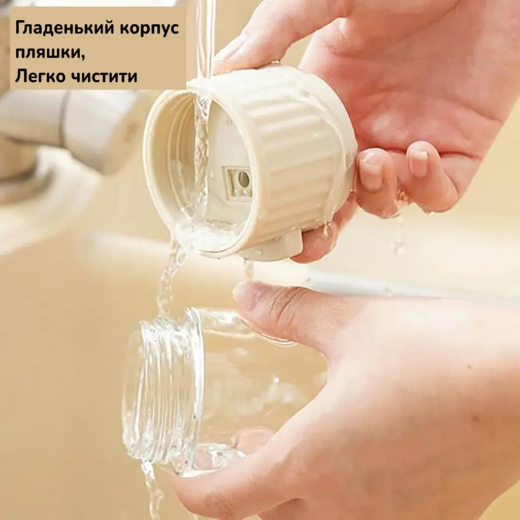 Сільничка шейкер для солі з точним контролем кількості до 0.5 г, Kitchen Master Жовтий 86627 - фото 4