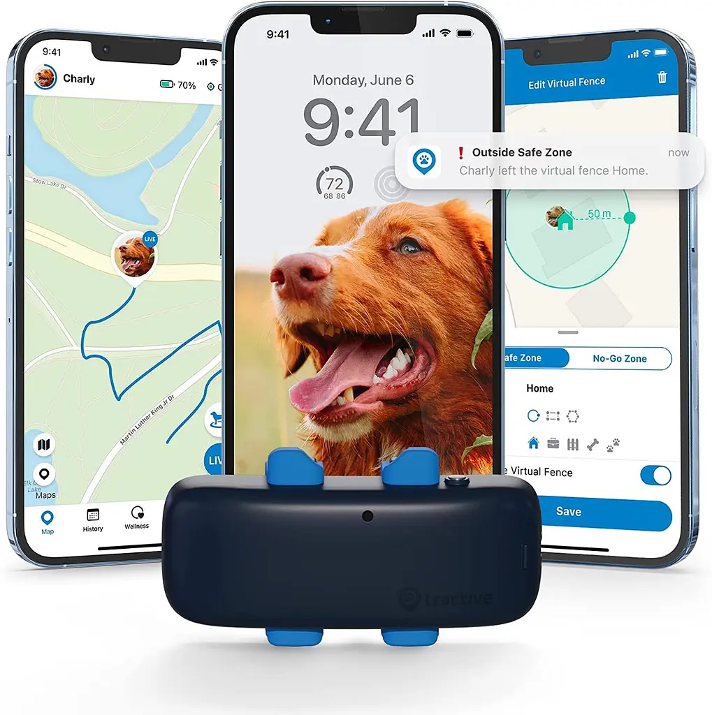 GPS-трекер для собак Tractive водонепроникний з інтелектуальним відстеженням активності. - фото 2