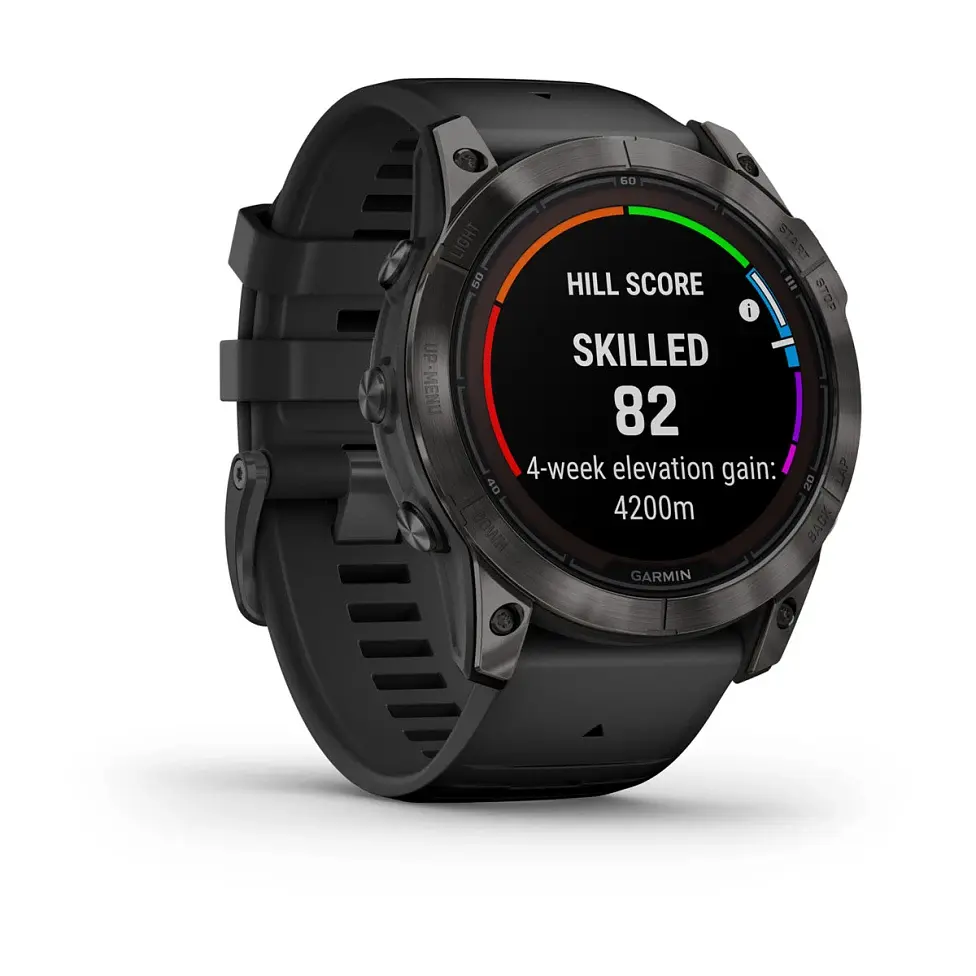 Смарт-годинник Garmin Fenix 7X Pro Sapphire Solar Edition Carbon Gray DLC Titanium with Black Band [010-02778-10] [86520] - фото 2