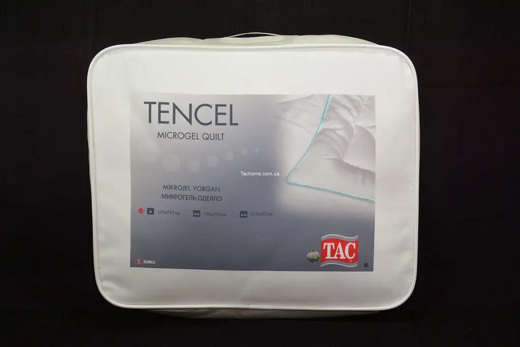 Одеяло микрогелевое Tencel двуспальное Tac 195x215 см pbe0041482 - фото 5