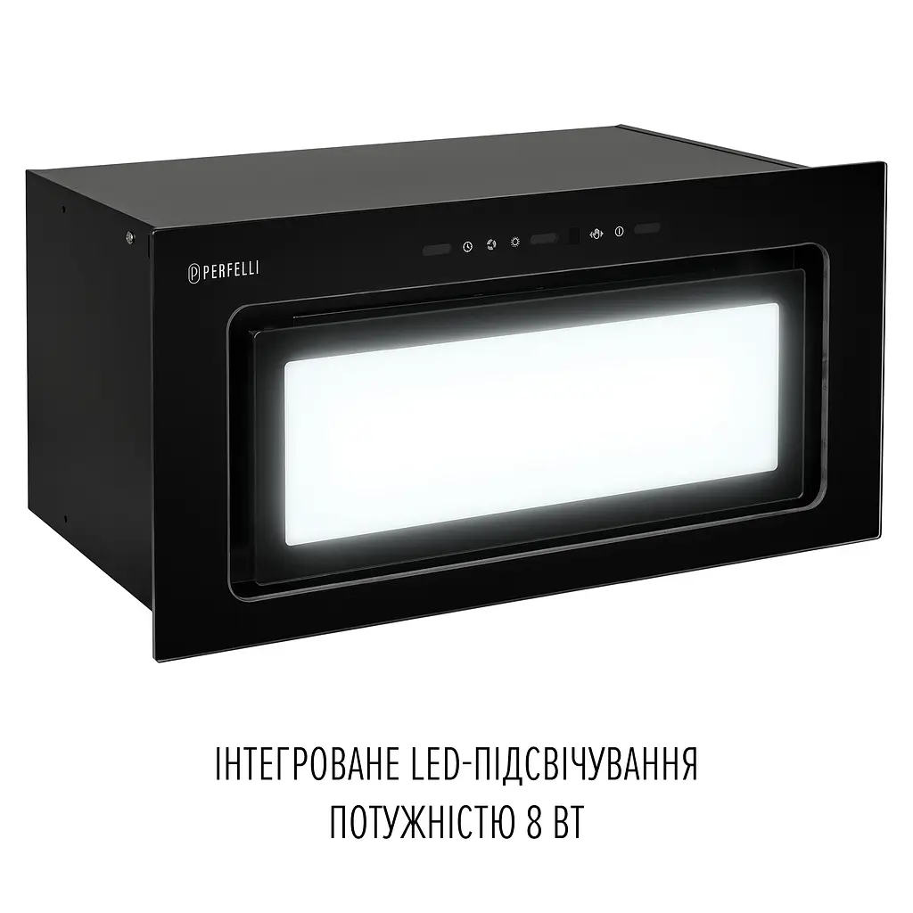 Витяжка повновбудована PERFELLI DESIGN VISION 6 NERO SILENZIO - фото 5
