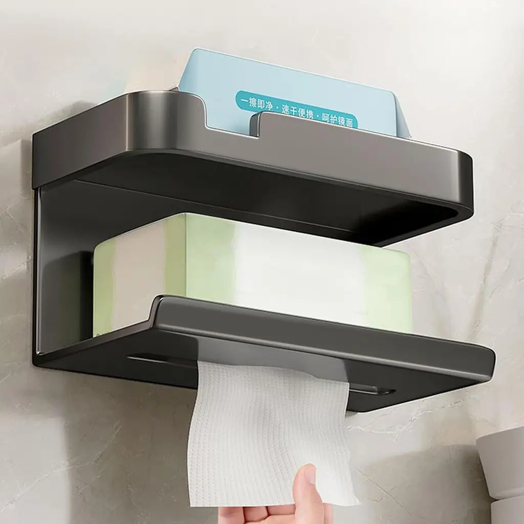 Контейнер для серветок, туалетного паперу, настінний органайзер LY-963 ∙ Настінний органайзер LY-963 для серветок і паперу - фото 2