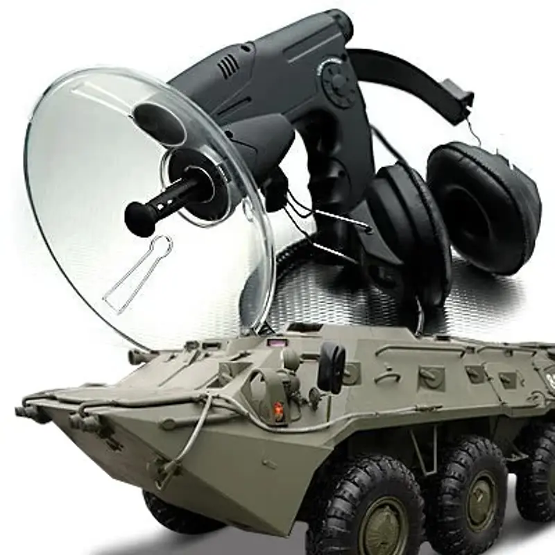 Монокуляр військовий 8х25, із вбудованим параболічним мікрофоном SU-100. Пристрій виявлення противника (100059) - фото 2