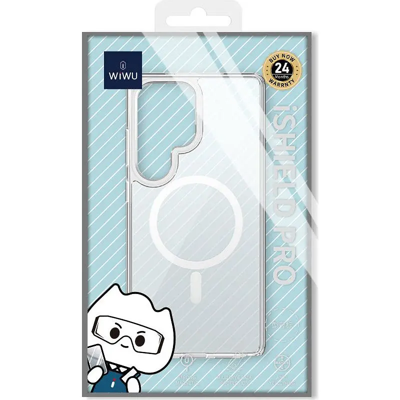 Чохол WiWU Magnetic iShield Pro MCC-101 для Samsung Galaxy S26 Ultra Transparent [159531] - фото 5