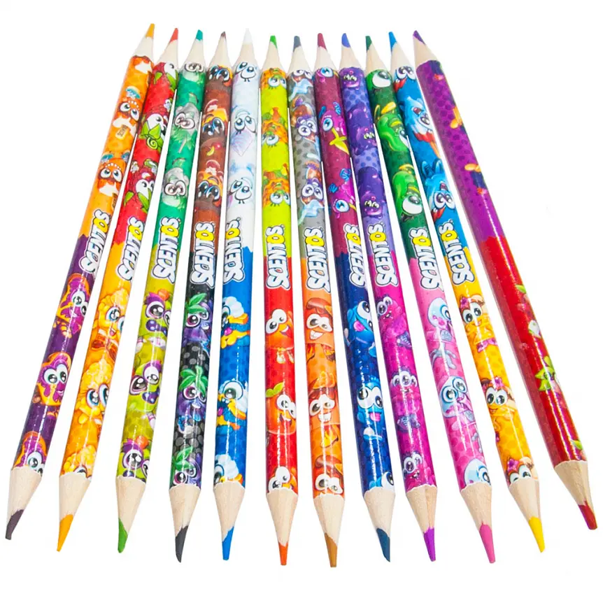 Набір ароматних олівців Scentos Подвійні веселощі 12 шт. (49115) - фото 2