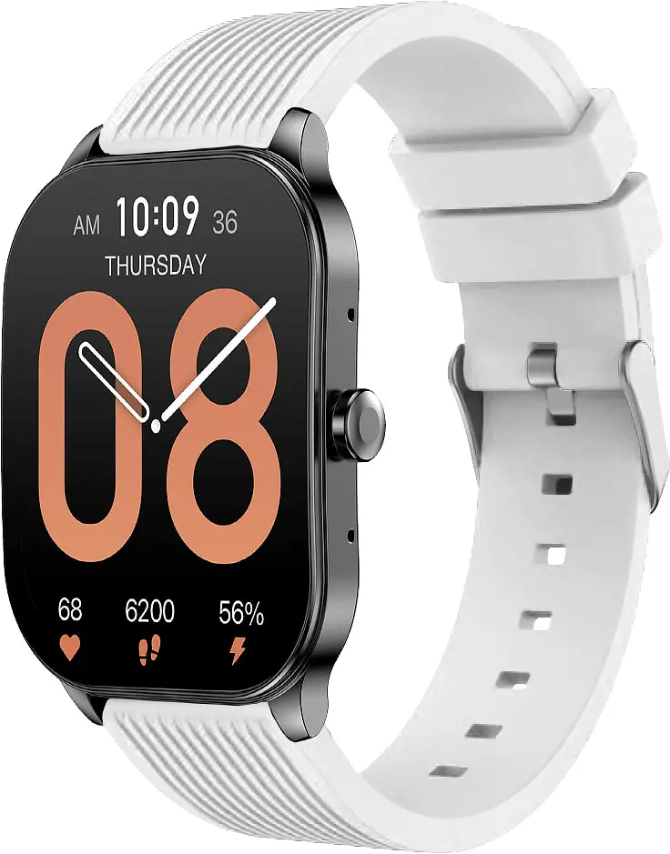 Ремінець для смарт-годин BeWatch Amazfit Pop 3S 3R 22 мм Білий (1012102.1) - фото 2