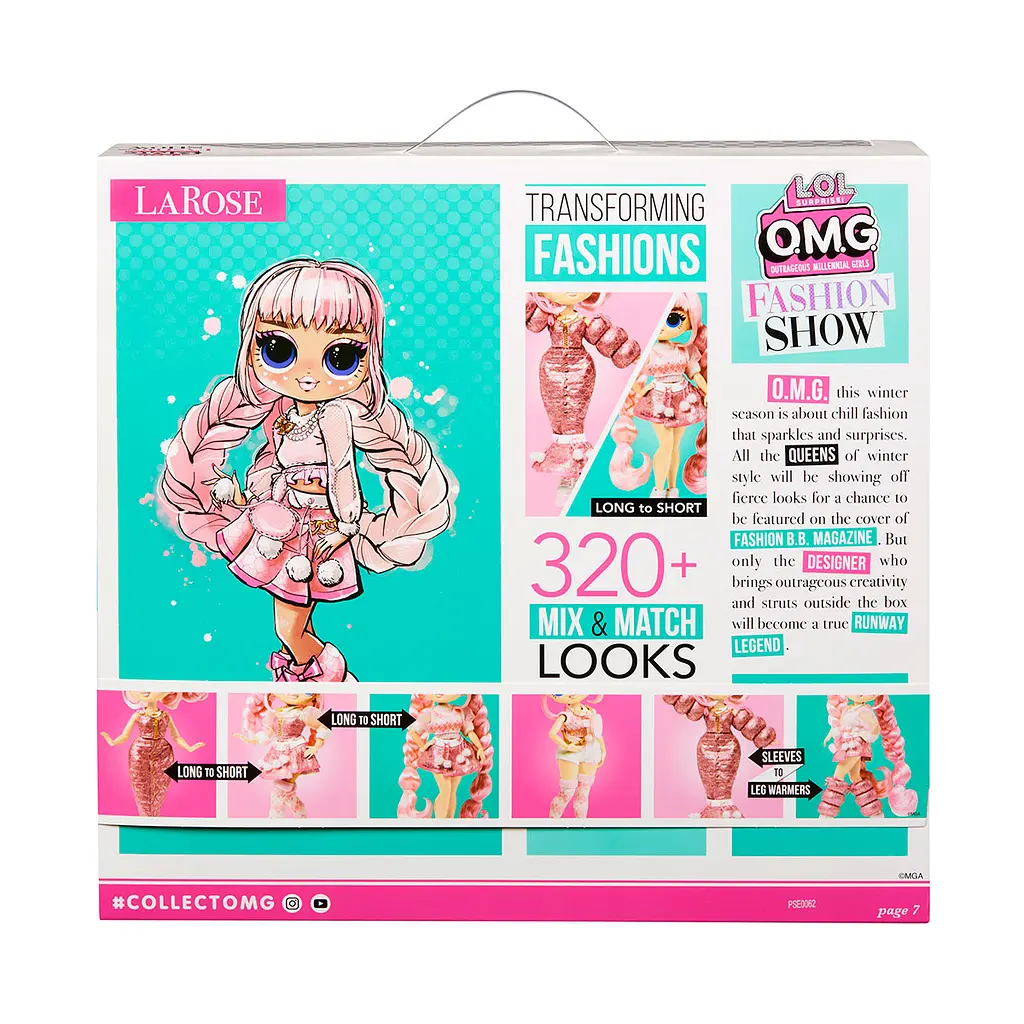 Игровой набор с куклой L.O.L. Surprise O.M.G. Fashion Show Стильная Ла Роуз, 25 см (584322) - фото 10