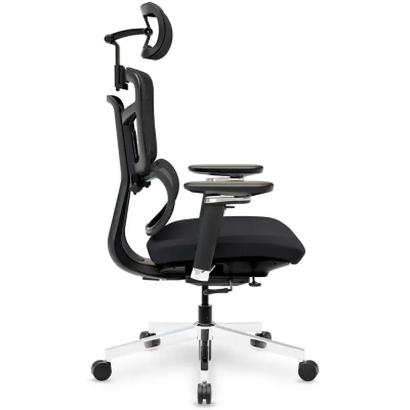 Офісне крісло Mealux S4 Air Fabric Black (HF-S4 F/B) - фото 6