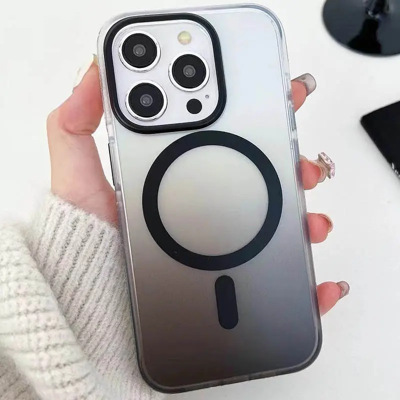 Чохол TPU+PC Phantom with Magnetic Fit для Apple iPhone 13 Pro (6.1") Black - фото 2