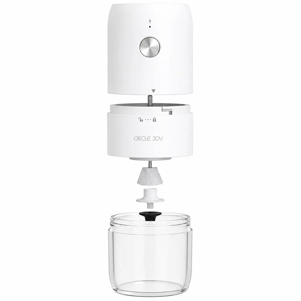 Кавомолка бездротова Xiaomi Circle Joy Electric Coffee Grinder (CJ-DMDJ05) White - фото 2