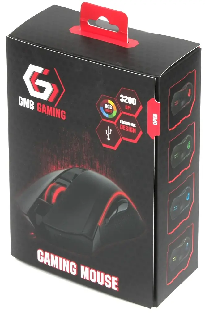 Миша ігрова Gembird MUSG-301 USB - фото 5