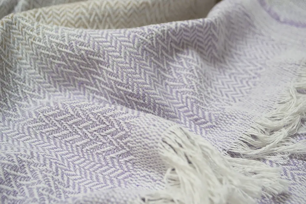 Покрывало Lotus Home - Lagos сиреневый/серый 230x240 - фото 4