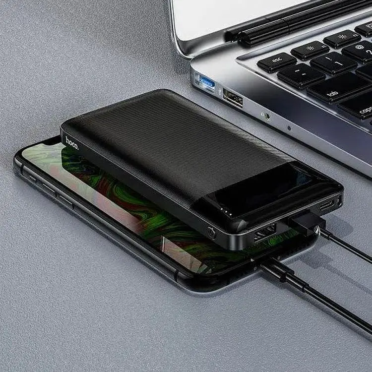 Портативна батарея Hoco J72 Easy Travel 10000 mAh Black - фото 4
