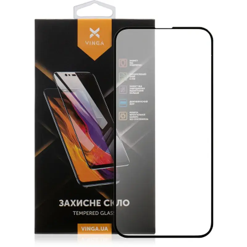 Скло захисне Vinga Apple iPhone 16E (VGIP16E)