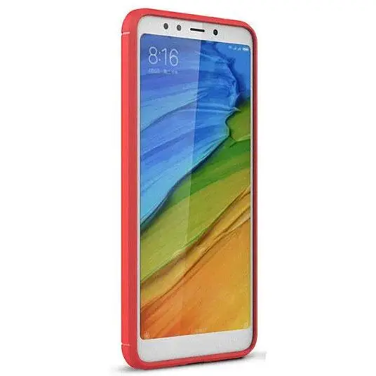 Чохол PRIMO Carbon Fiber Series для Xiaomi Redmi 5 Red - фото 2