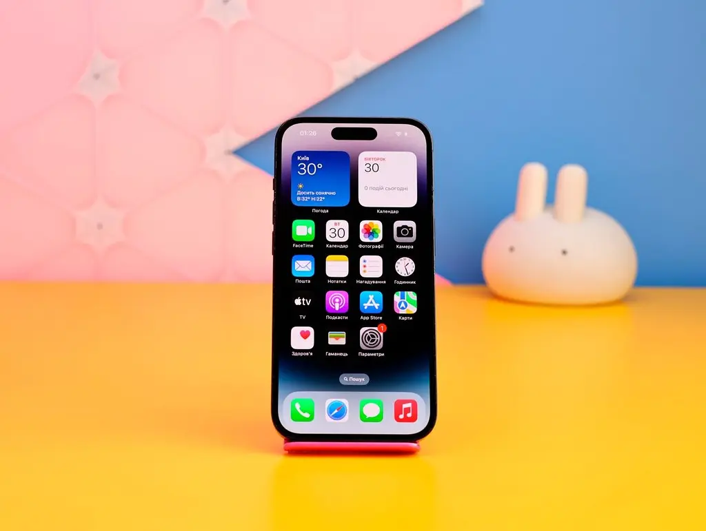 Смартфон Apple iPhone 14 Pro 128GB Space Black (MPXV3) Б/В [171176] - фото 2