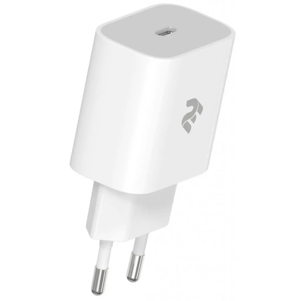 Зарядний пристрій 2E USB-C Wall Charger PD3.0 DC5V/3A, 20W, white (2E-WC1USBC20W-W) - фото 4