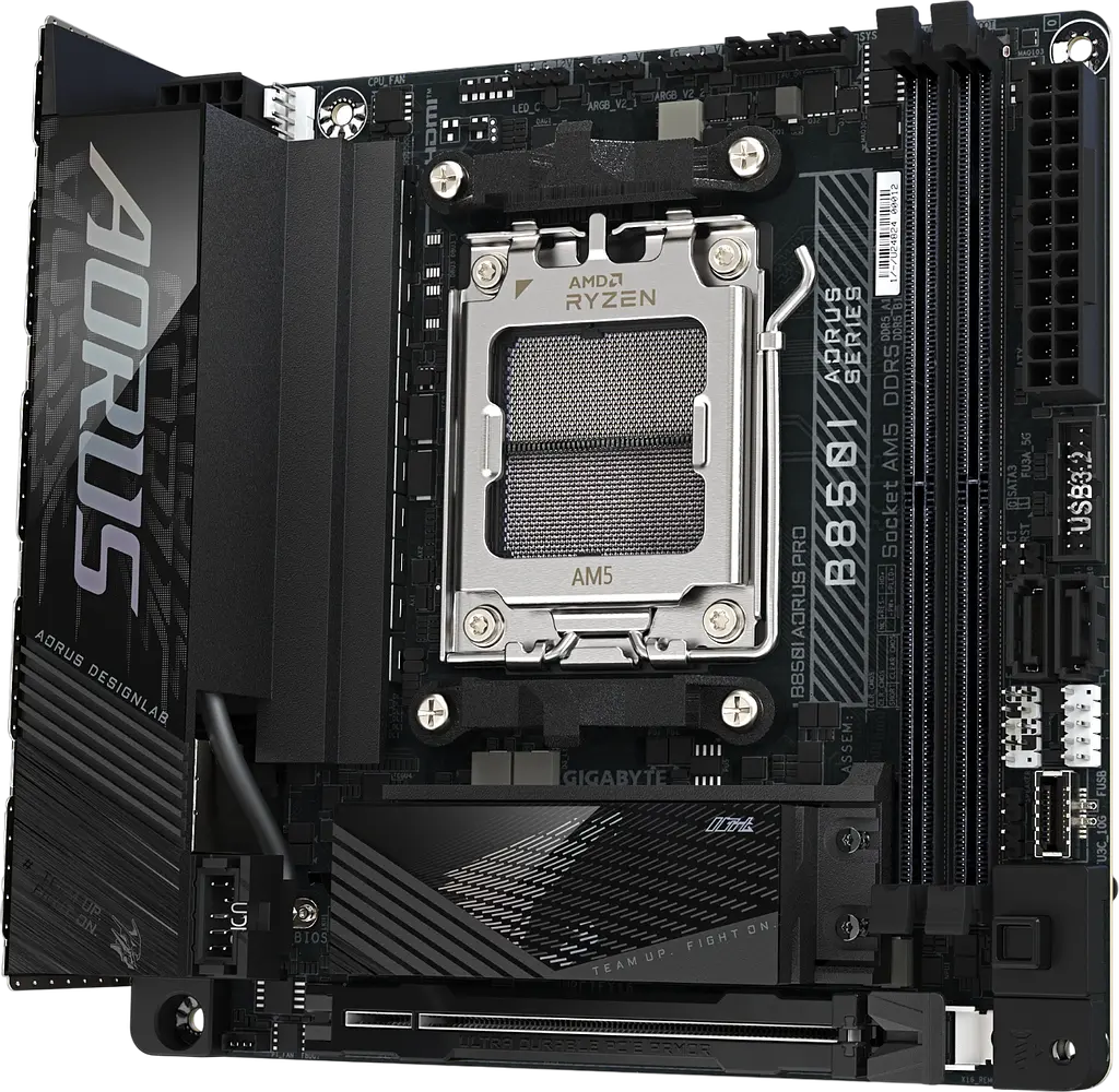Материнська плата Gigabyte B850I Aorus Pro Socket AM5 (B850I AORUS PRO) - фото 2