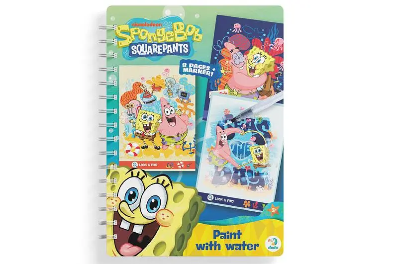 Набір водних розмальовок 200642 "Малюй водою: SpongeBob" DoDo - фото 6