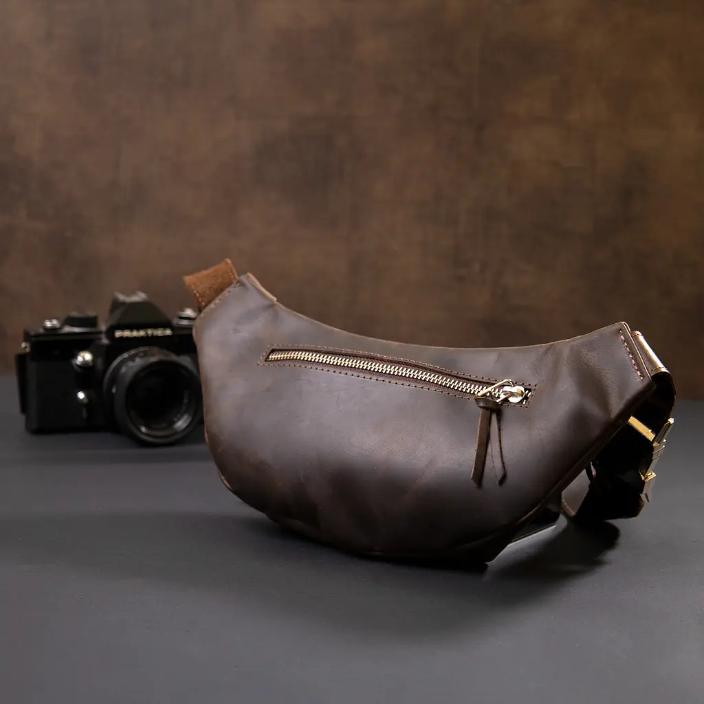 Чоловіча сумка GRANDE PELLE 30х13,5х7 см sum0020127 - фото 6