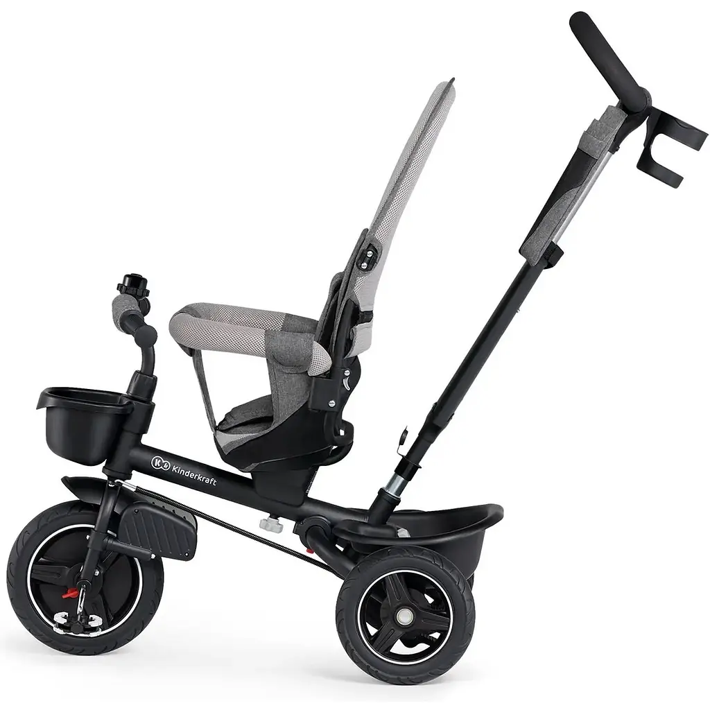Трехколесный велосипед Kinderkraft Spinstep Platinum Grey серый (KRSPST00GRY0000) - фото 7