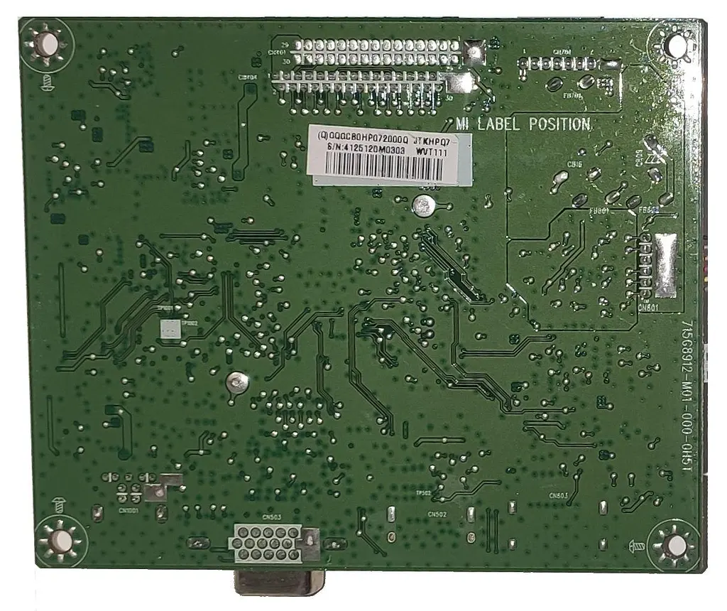 Материнская плата монитора HP 715G8912-M01-000-0H5T "Б/У" - фото 2