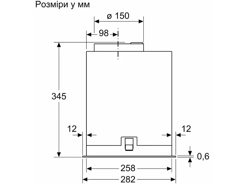 Витяжка вбудована Siemens LB88NPC60 - фото 8