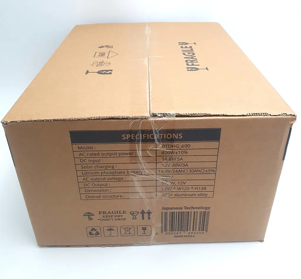 Повербанк 96000mAh Power Bank з розеткою 220В та 12В зарядна станція інвертор акумуляторний 400Вт Yachu 350.4Wh 12,8V/24Ah/400W - фото 9