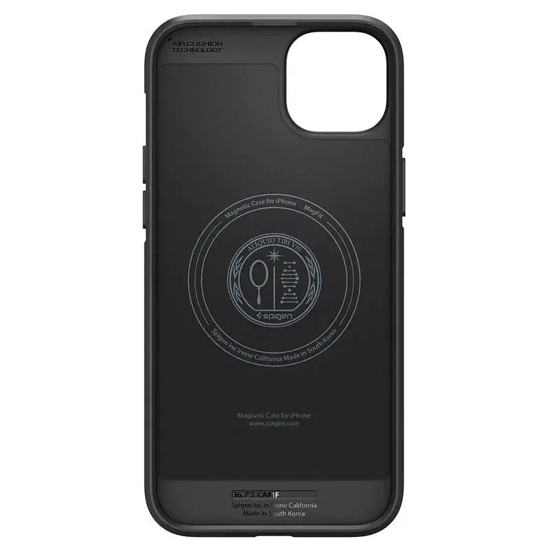 Чохол-накладка Spigen Core Armor MagFit для Apple iPhone 15 Matte Black (ACS06480) - фото 4