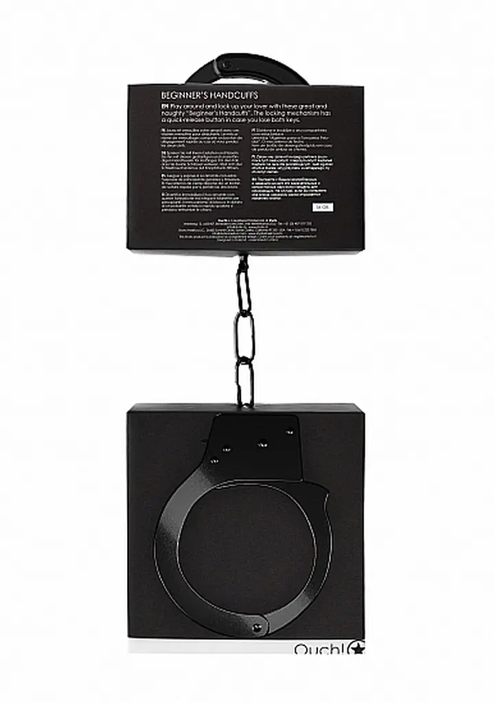 Наручники - Ouch! Beginner's Handcuffs Black - фото 3