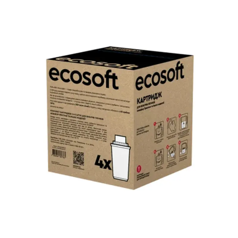 Картридж для фільтра глечика Ecosoft Аквафор 4шт (CRVK4AQRECO) - фото 7