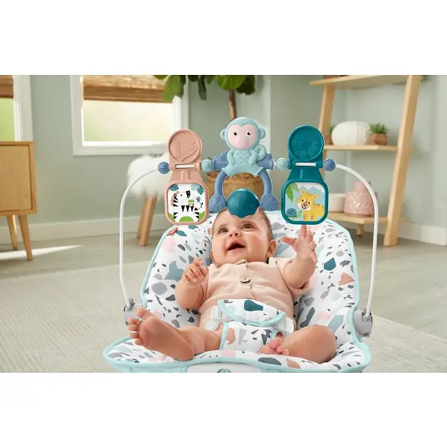 Массажное кресло-качалка Fisher-Price Веселые друзья (GWD38) - фото 7