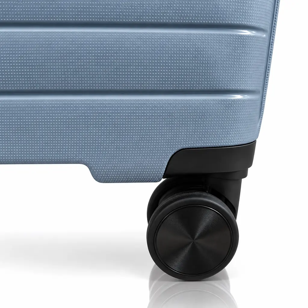 Валіза з поліпропілену Fashion 131 середня 62л блакитна (131-M-LightBlue) - фото 6