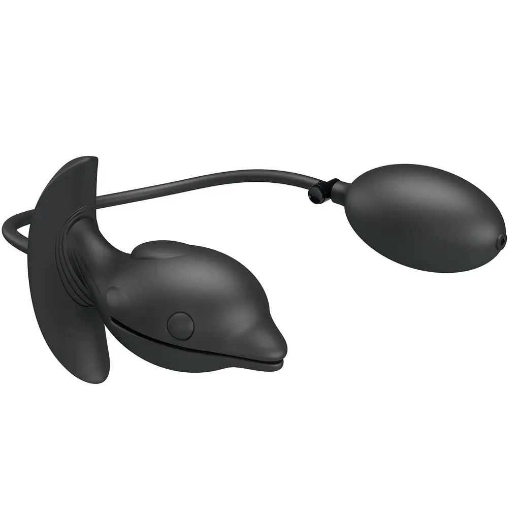 Анальний розширювач з вібрацією Pretty Love Hanson 10.6 см (чорний) - фото 3