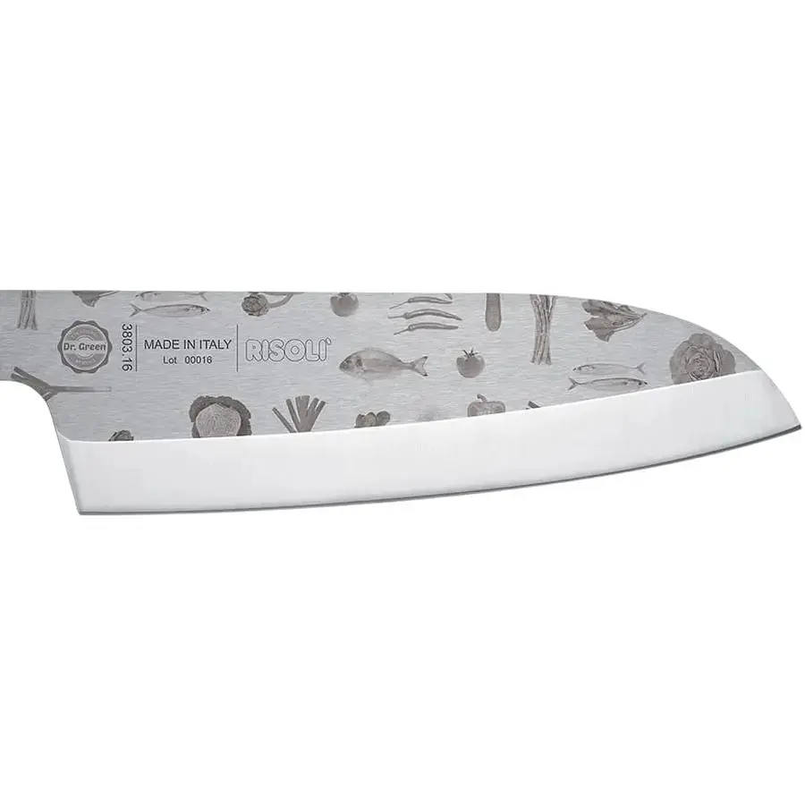 Ніж сантоку Risoli Dr. Green Santoku 16 см (02040DR/16SA) - фото 3