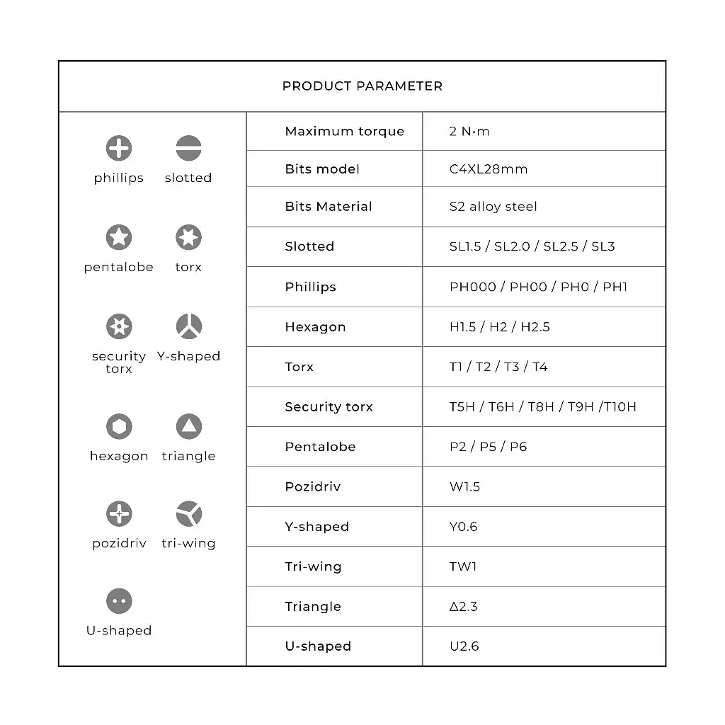 Викрутка Xiaomi HOTO 28 в 1 (QWLSD009) - фото 8