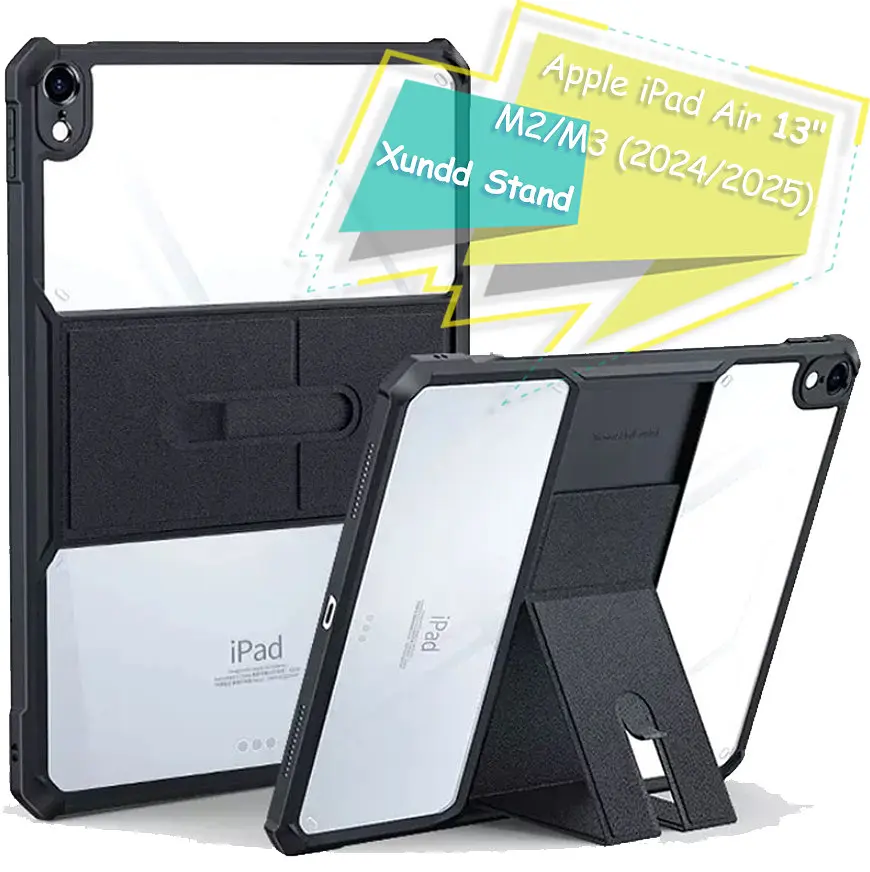 Чохол-накладка BeCover Xundd Stand для Apple iPad Air 13 M2/M3 (2024/2025) Чорний (713250) - фото 5