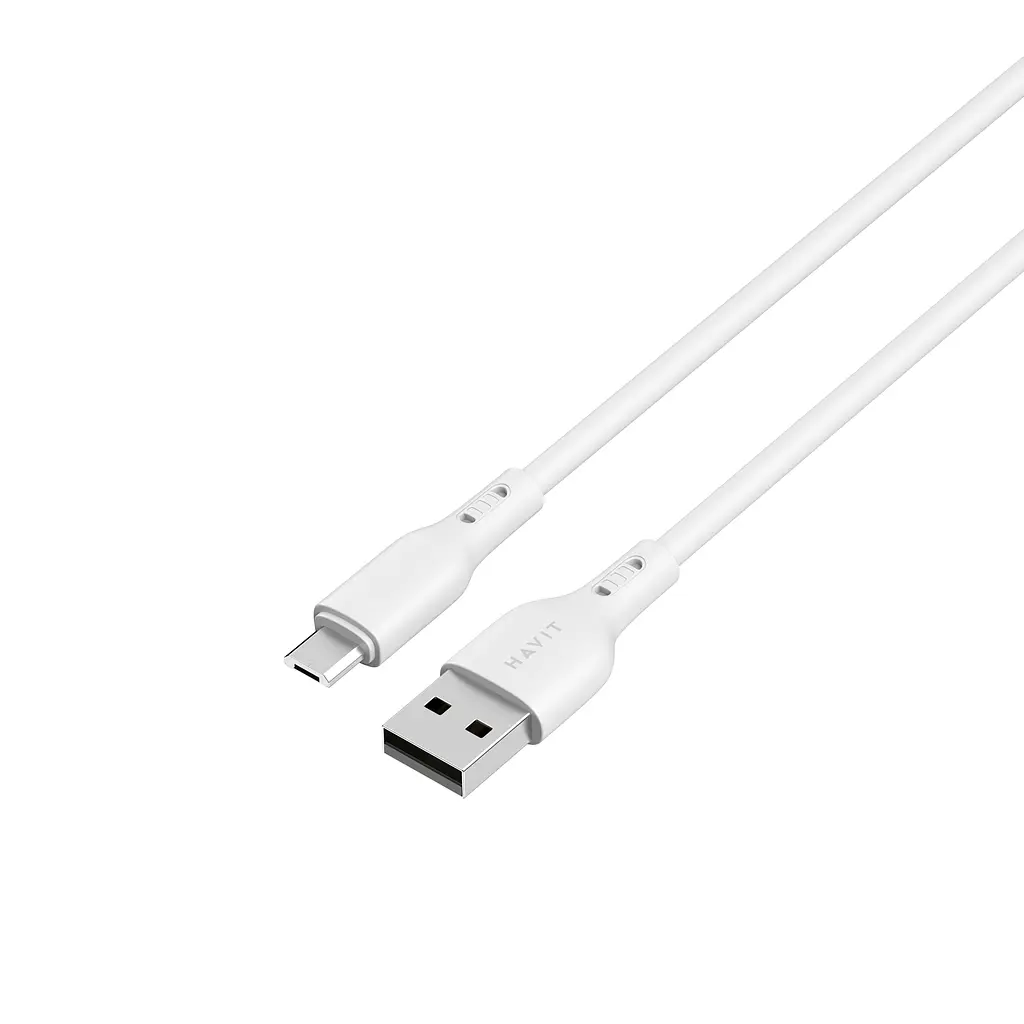 Кабель USB - Micro USB HAVIT CB6359 PRO 3A 1м White HAVIT (29244-000) - фото 4
