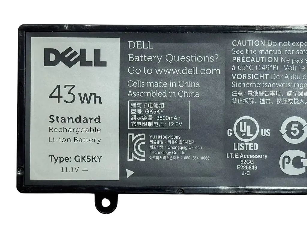 Акумулятор для ноутбука Dell Inspiron 3147 3148 3152 3153 3157 3158 7347 7348 7352 7353 7359 7558 7568 GK5KY - фото 2