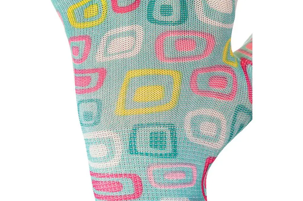 Рукавички робочі захисні Intertool садові нітрилові 8" блакитна (в упаковці 12 шт.) - фото 3