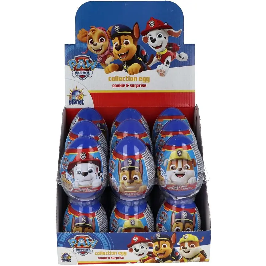 Яйце-сюрприз Uno Foods Щенячий Патруль з печивом 11 г в асортименті - фото 4