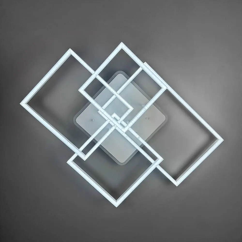 Светодиодная люстра Venida в белом корпусе 80х70 см Ст. A9040/4 RGB WT | Line F - фото 3