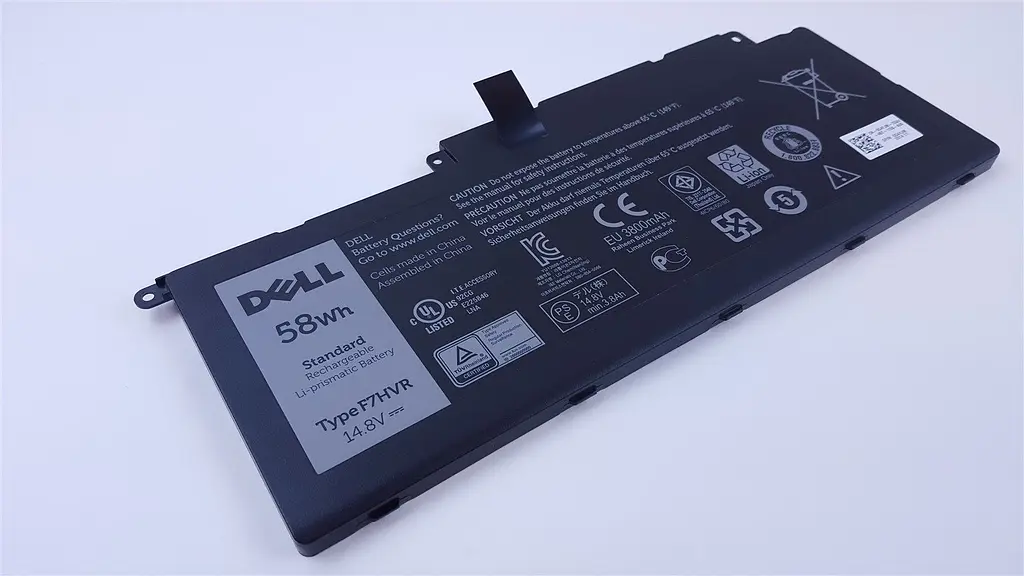 Акумулятор для ноутбука Dell Inspiron 15-7537 F7HVR, 58Wh (3800 mAh), 4cell, 14.8V, Li-ion, чорний - фото 2