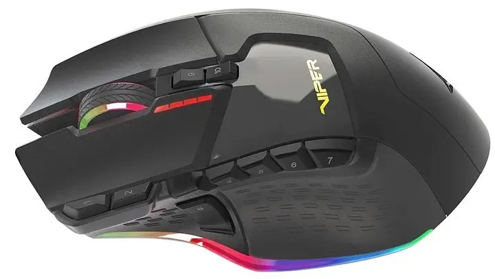 Миша лазерна Patriot Viper V570 Blackout Edition RGB-посвітка - фото 8