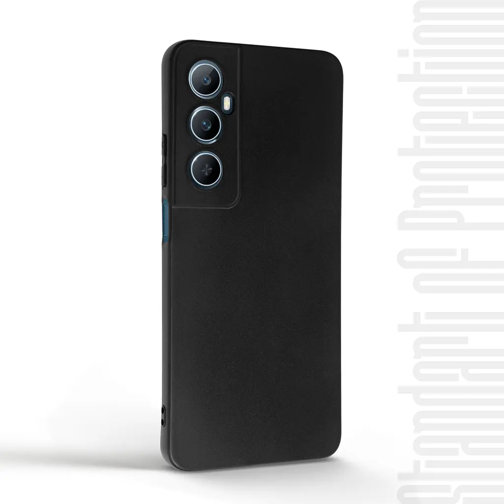 Чехол-накладка для смартфона Realme C65 4G, противоударный, силиконовый, термополиуретановый (ТПУ), с защитой камеры и корпуса, черный, защита всего корпуса, ArmorStandart (ARM77858) - фото 2