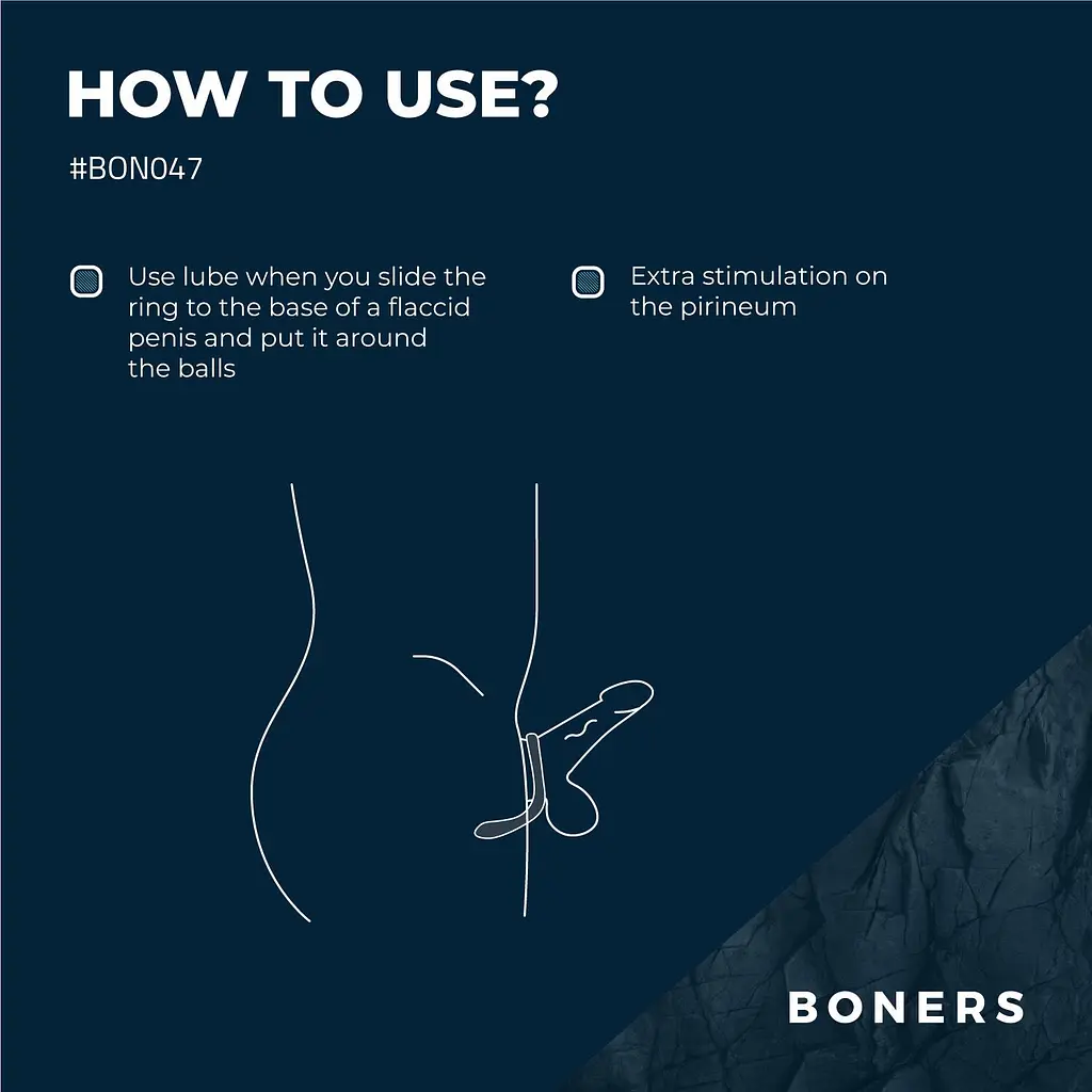 Ерекційне кільце Boners Cock Ring - фото 9