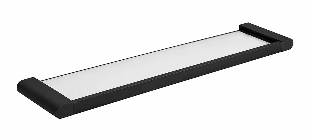 Полиця з матового скла VBI Terra 51,5 см black VBI-040709BL