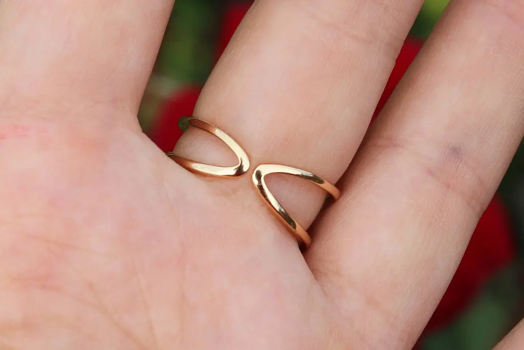 Кільце Xuping Jewelry зірка з перлиною р 16 розсувне золотисте - фото 4